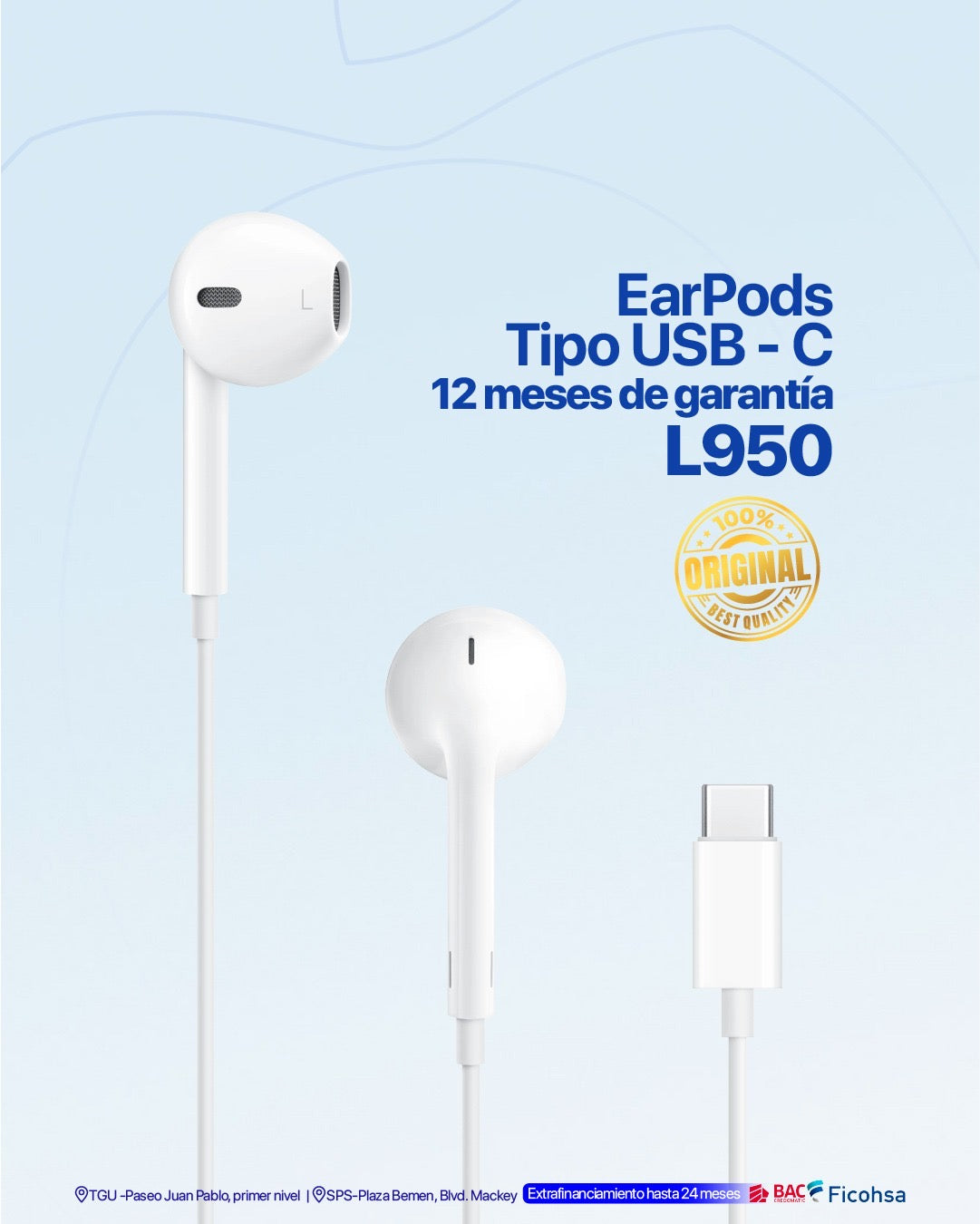 EarPods USB-C Apple Original
